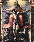 BECCAFUMI, Domenico Trinity (detail) df painting
